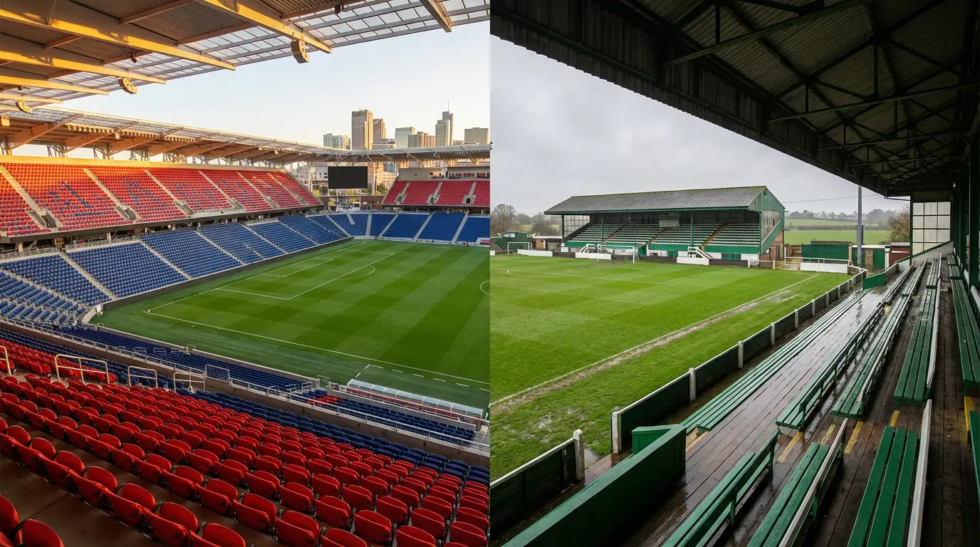 Comparativa visual entre el formato competitivo de la MLS y las ligas europeas de fútbol